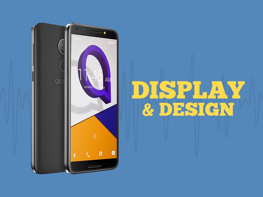 Great Phones We Unlock: Alcatel A30 FIERCE from MetroPCS : Display and Design