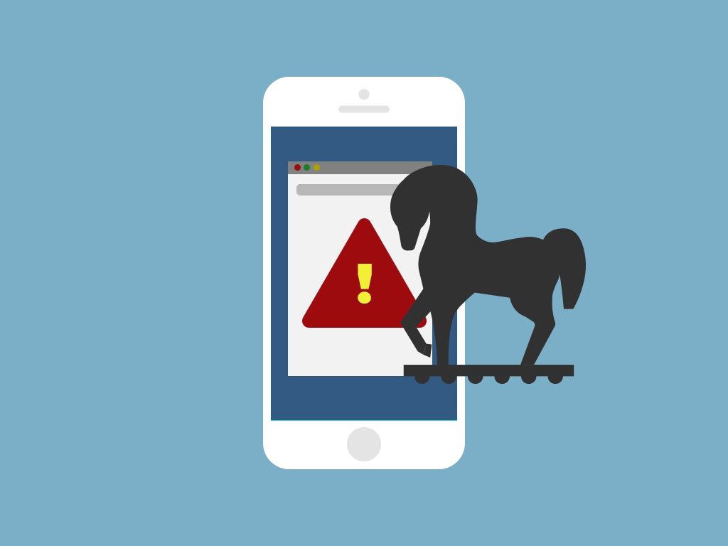 Major Red Flags of a Hacked Phone : Phone is trying to access bad sites.