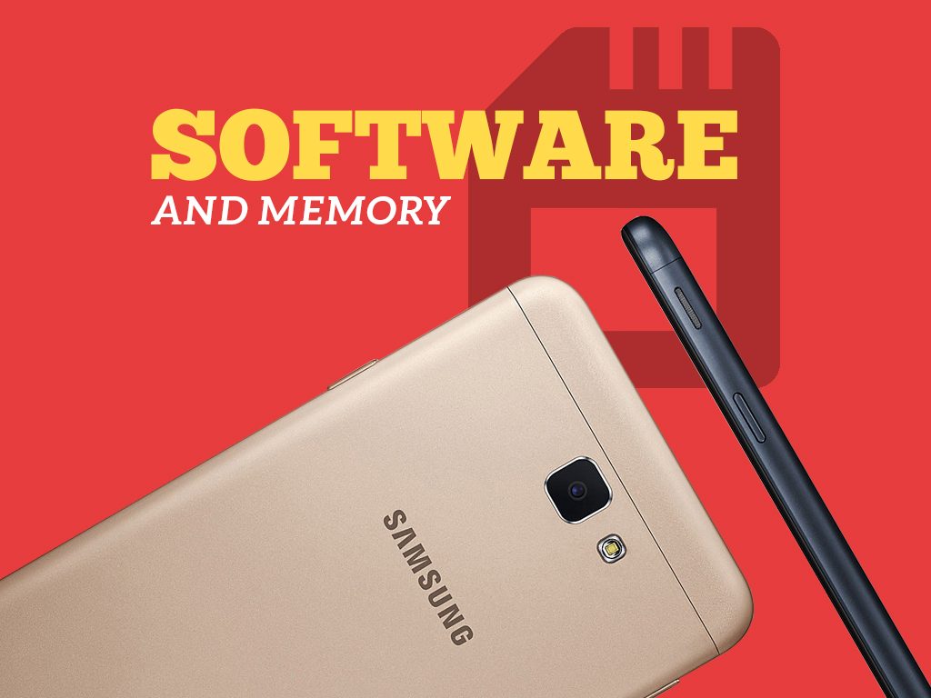 Samsung Galaxy J7 Prime Software and Memory