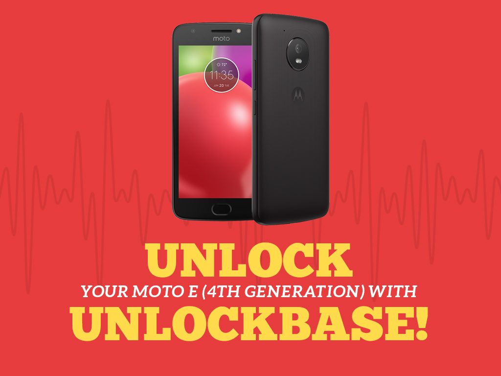 Unlock Moto E (4th Gen.) with UnlockBase