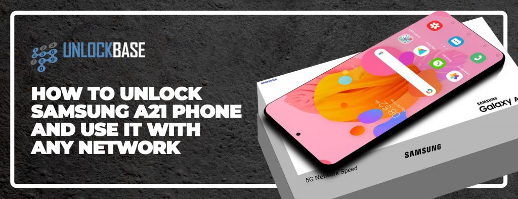 how to unlock samsung a21 phone
