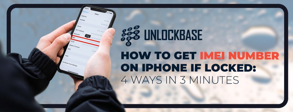 how to get imei number on iphone if locked
