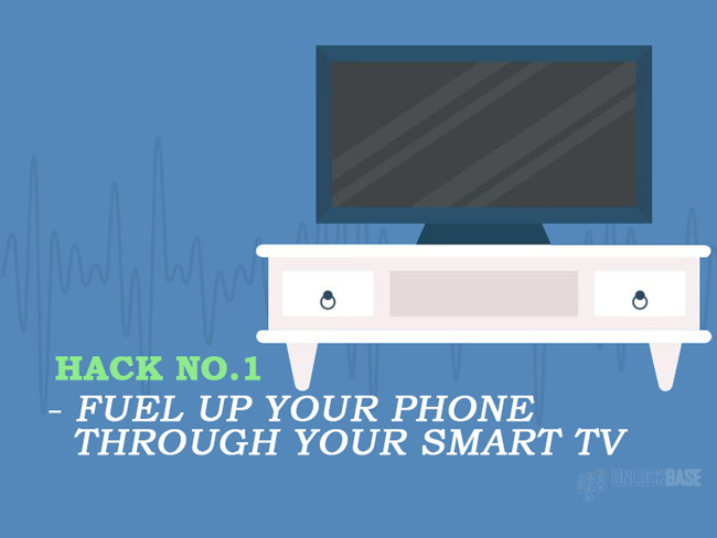 Fuel up your phone through your Smart TV