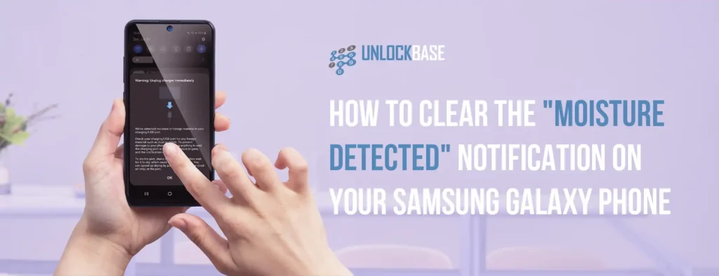 how to remove moisture detected notification