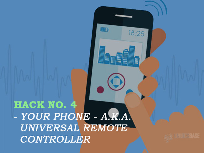 Your phone a.k.a. a universal remote controller