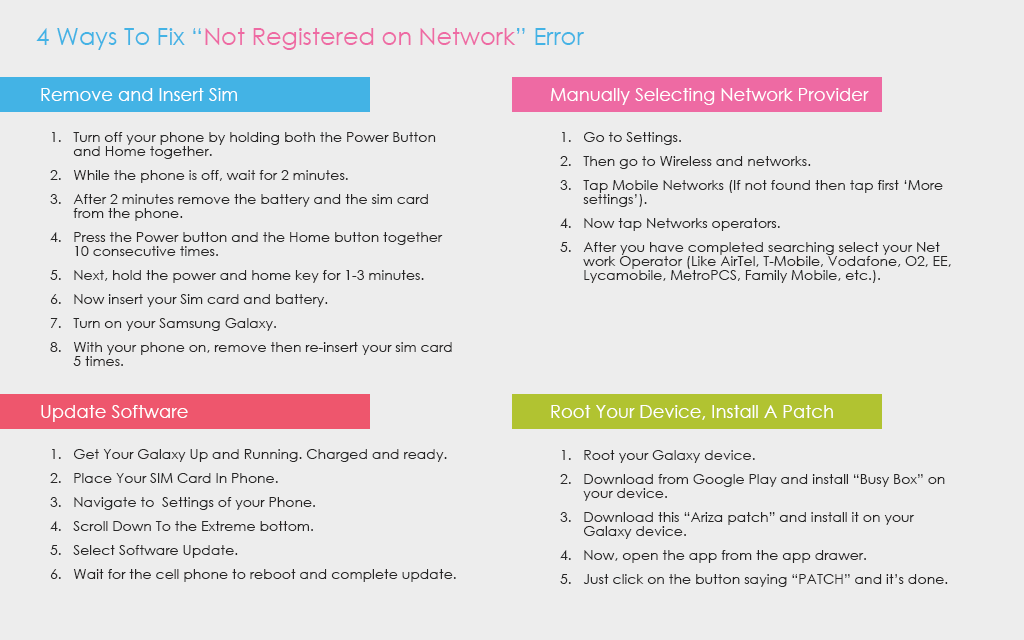 4 Ways to Fix Not Registered on a Network