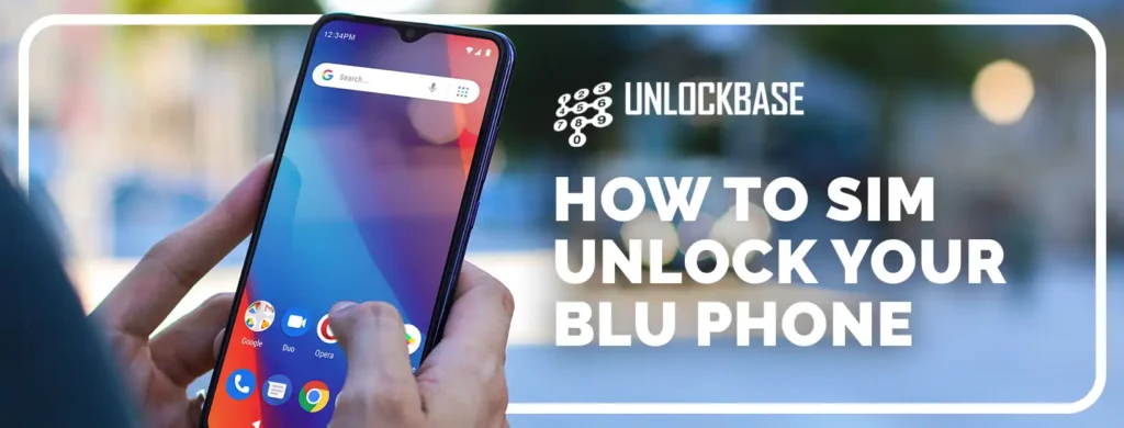unlock blu phone