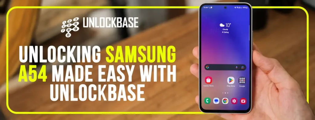 how to unlock samsung a54