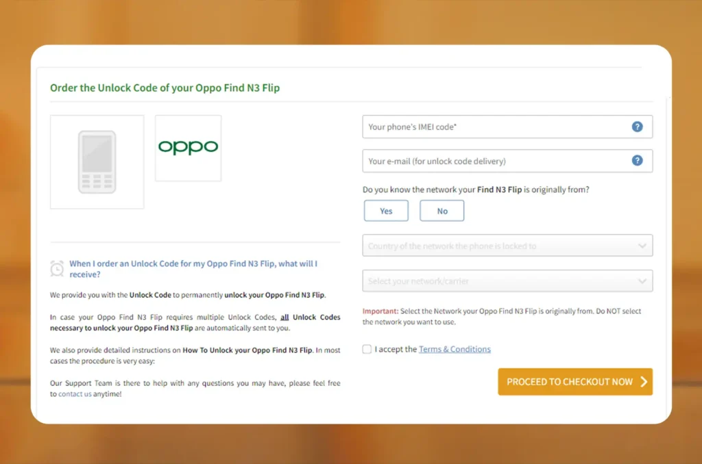 Oppo Find N3 Flip Unlock