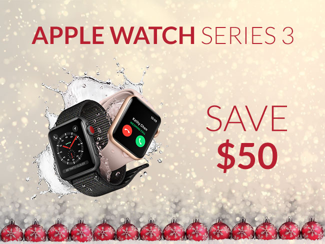 Save $50 on Apple Watch Series 3