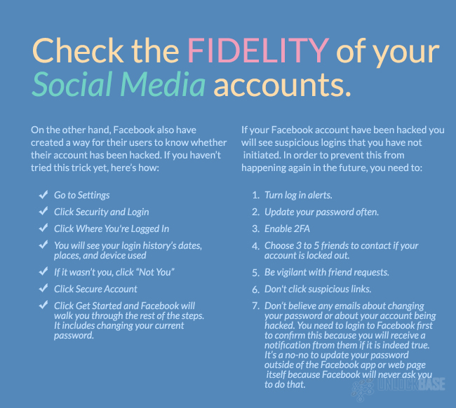 Check the fidelity of your Social Media Accounts