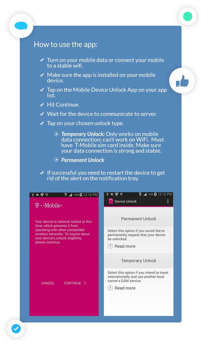 How to Use The T-Mobile Device Unlock App