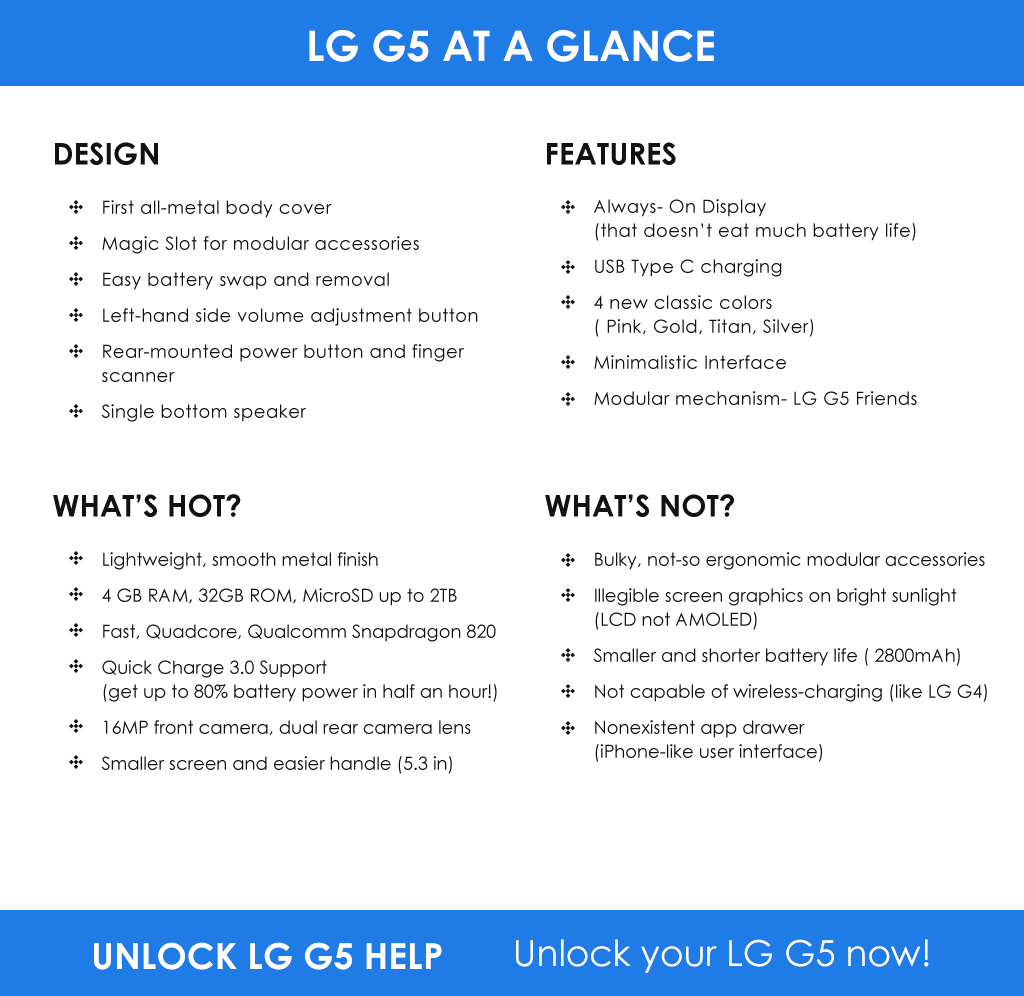 LG G5 Specifications