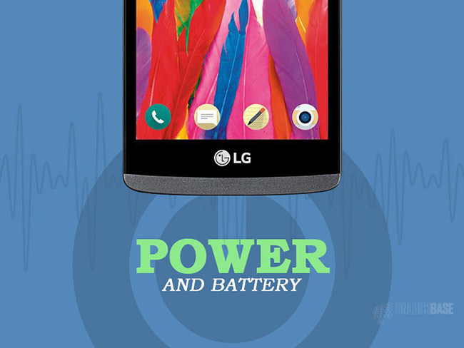 LG Leon 4G LTE MS345 : Power and Battery