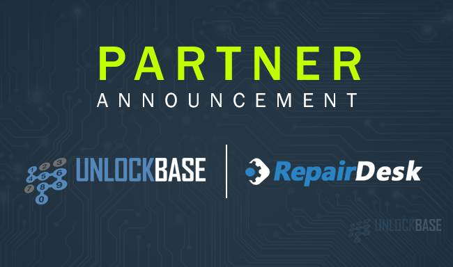 Partner Announcement : UnlockBase and RepairDesk