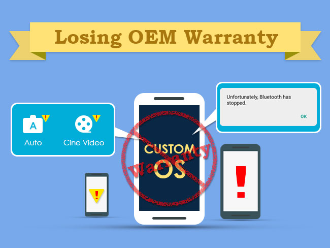 Losing OEM Warranty: Reason Not Install Custom OS Smartphone