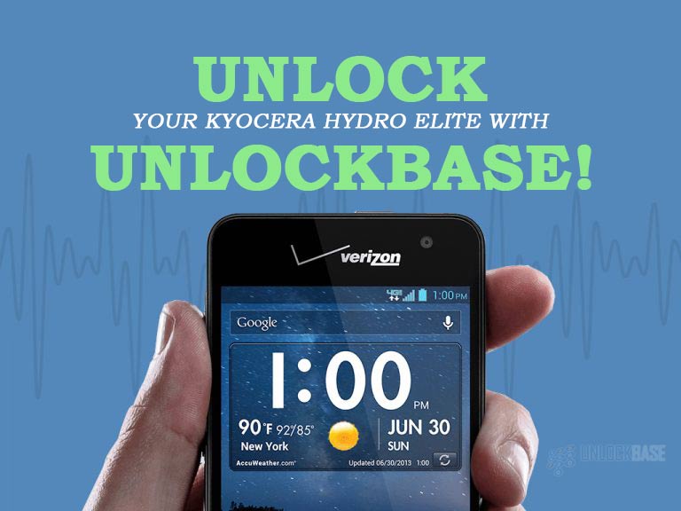 Unlock Kyocera Hydro Elite with UnlockBase