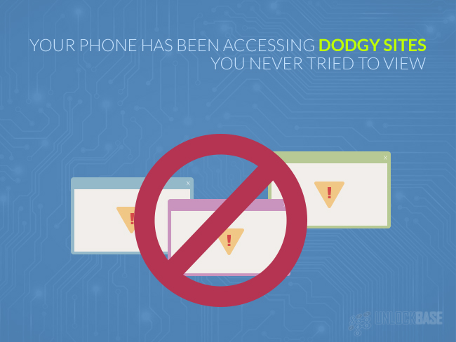 Your phone has been accessing dodgy sites you never tried to view