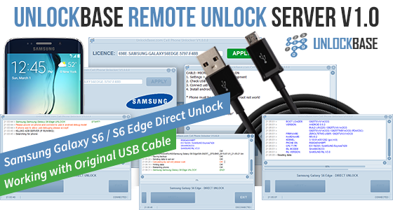 Samsung Galaxy S6 / S6 Edge Direct Unlock USB