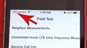 Field Test Mode on iPhone