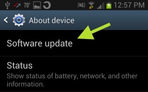 Check for Software Update Android