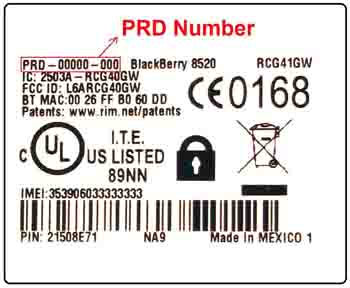 How to read BlackBerry PRD