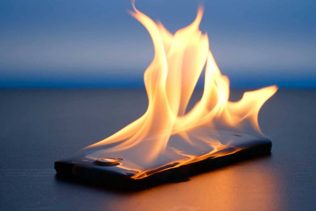 smartphone gets too hot