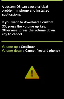 Samsung Galaxy Avant Download Mode Activated