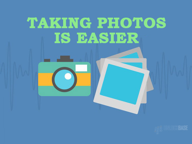 Taking Photos is Easier