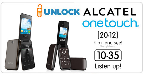 Unlock Alcatel OT 2012 and OT 1035