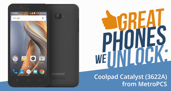 Unlock Coolpad Catalyst from MetroPCS with "Device Unlock" App (Official Unlock)