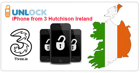 Unlock iPhone from 3 Hutchison Ireland