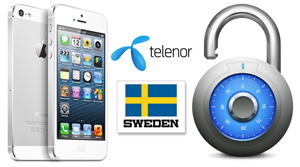 Unlock iPhone from Telenor Sweden