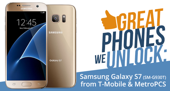 Unlock Samsung Galaxy S7 (SM-G930T)