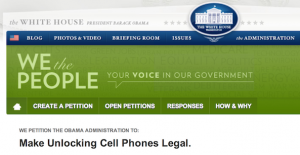 White House Pushes for Cell Phone Unlocking to be Made Legal