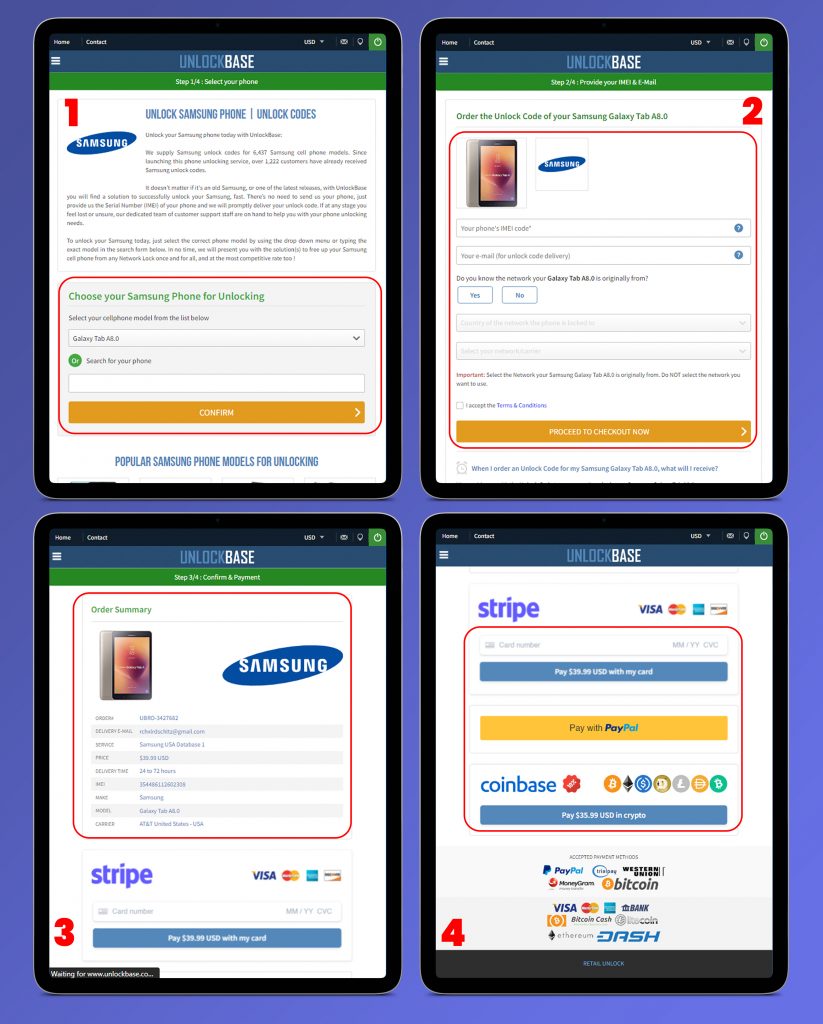 comment débloquer une tablette samsung galaxy tab a